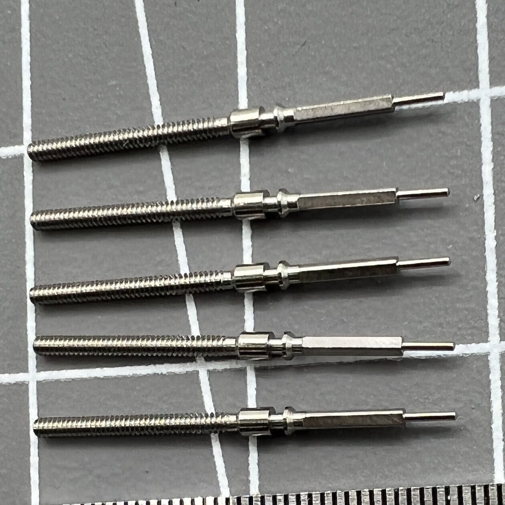 5 PIECES Watch Winding Stems Spare Parts Fit for ST2555 Movement