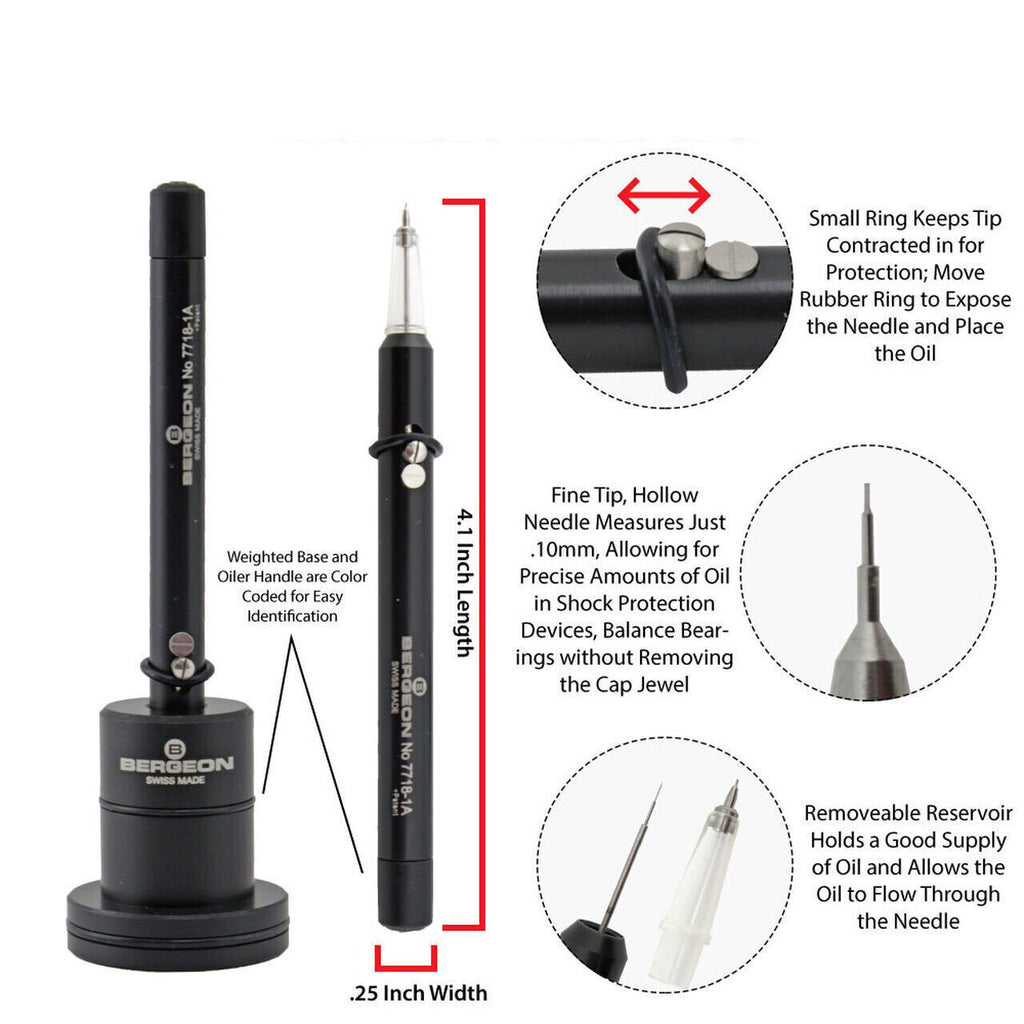 Bergeon 7718-1A No. 1A Automatic Watch Automatic Oiler