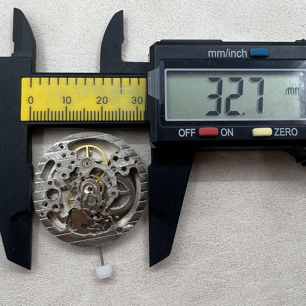 Hollow Silver Manual Winding Mechanical Movement