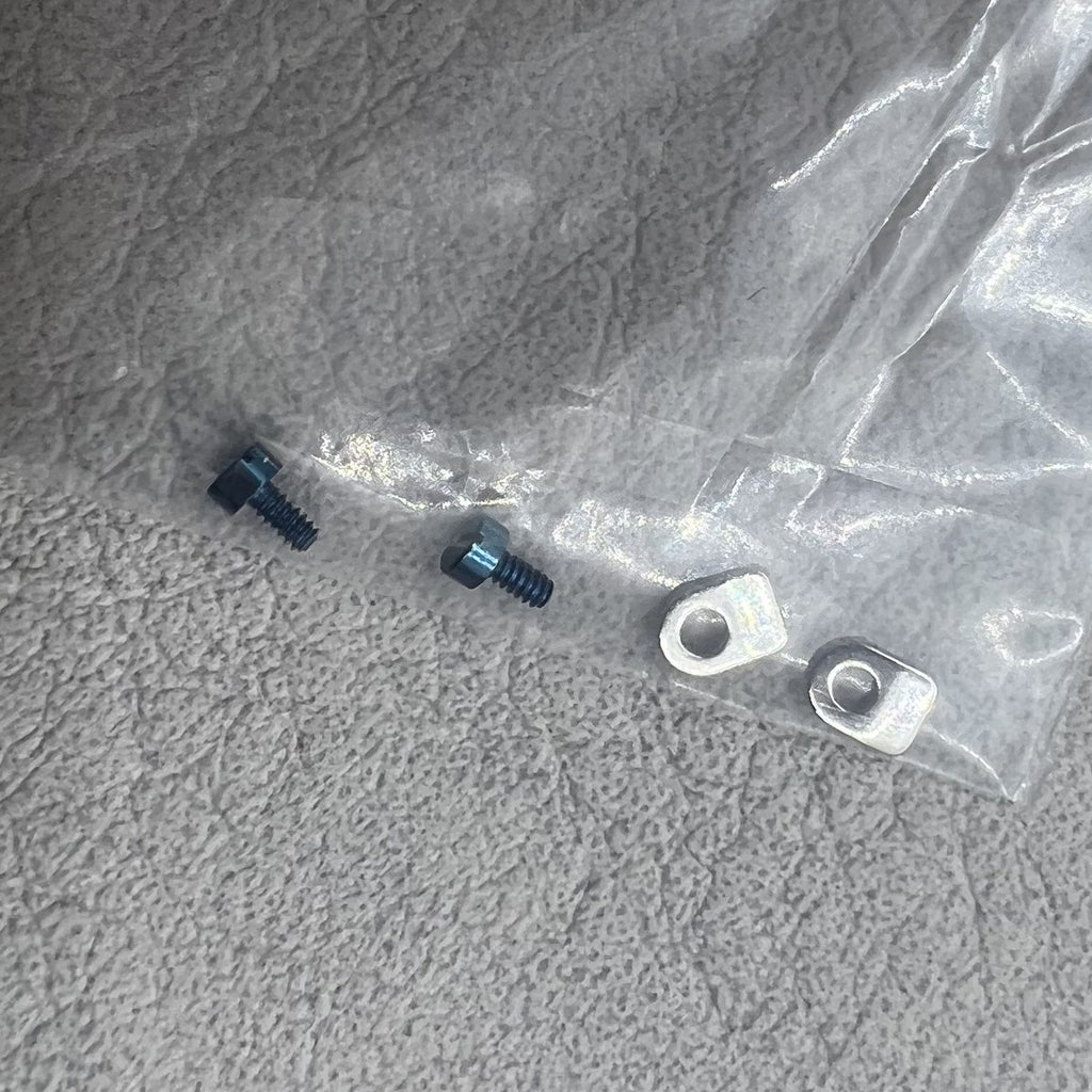 Blue Screws x4+ Silve Clamps x4 Fit for Seagull ST3600 ETA6497 Movement