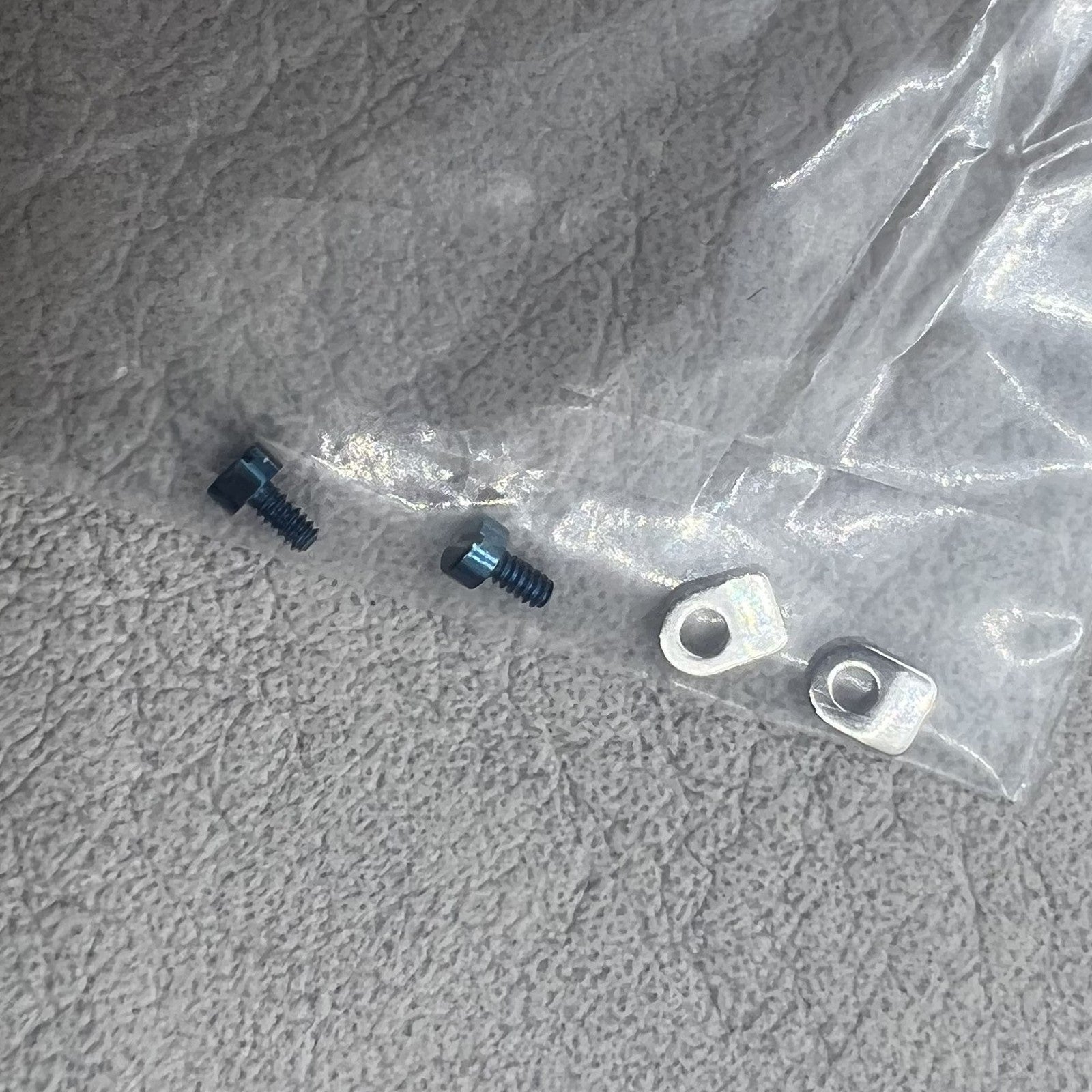 Blue Screws x4+ Silve Clamps x4 Fit for Seagull ST3600 ETA6497 Movement