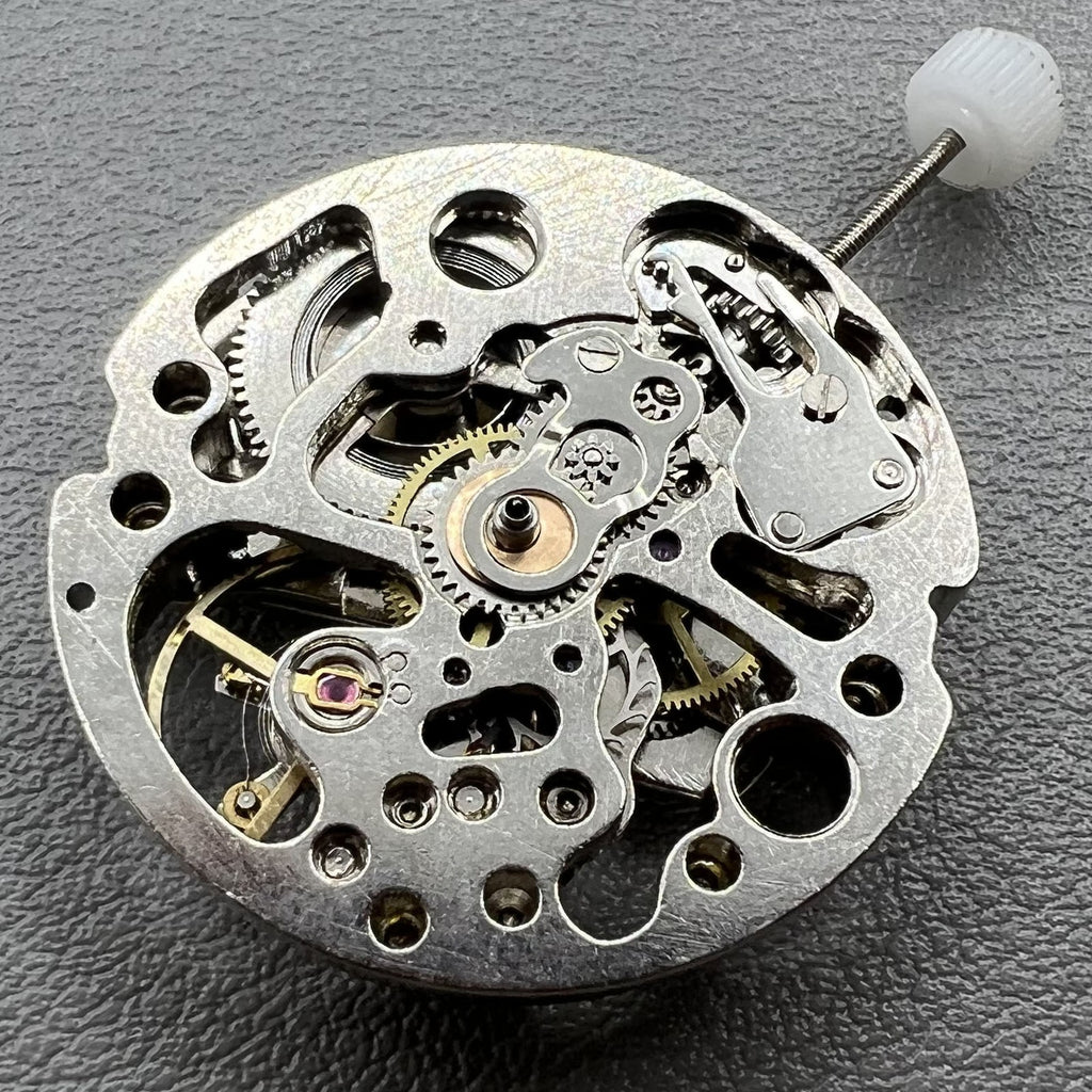 7120 Hollow Silver Automatic Mechanical Watch Movement