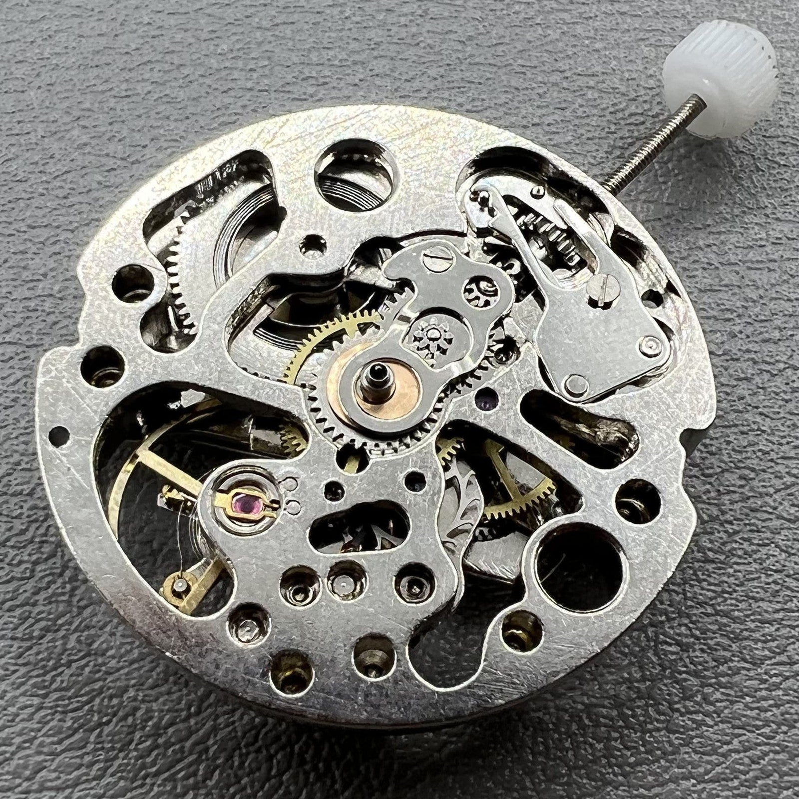7120 Hollow Silver Automatic Mechanical Watch Movement