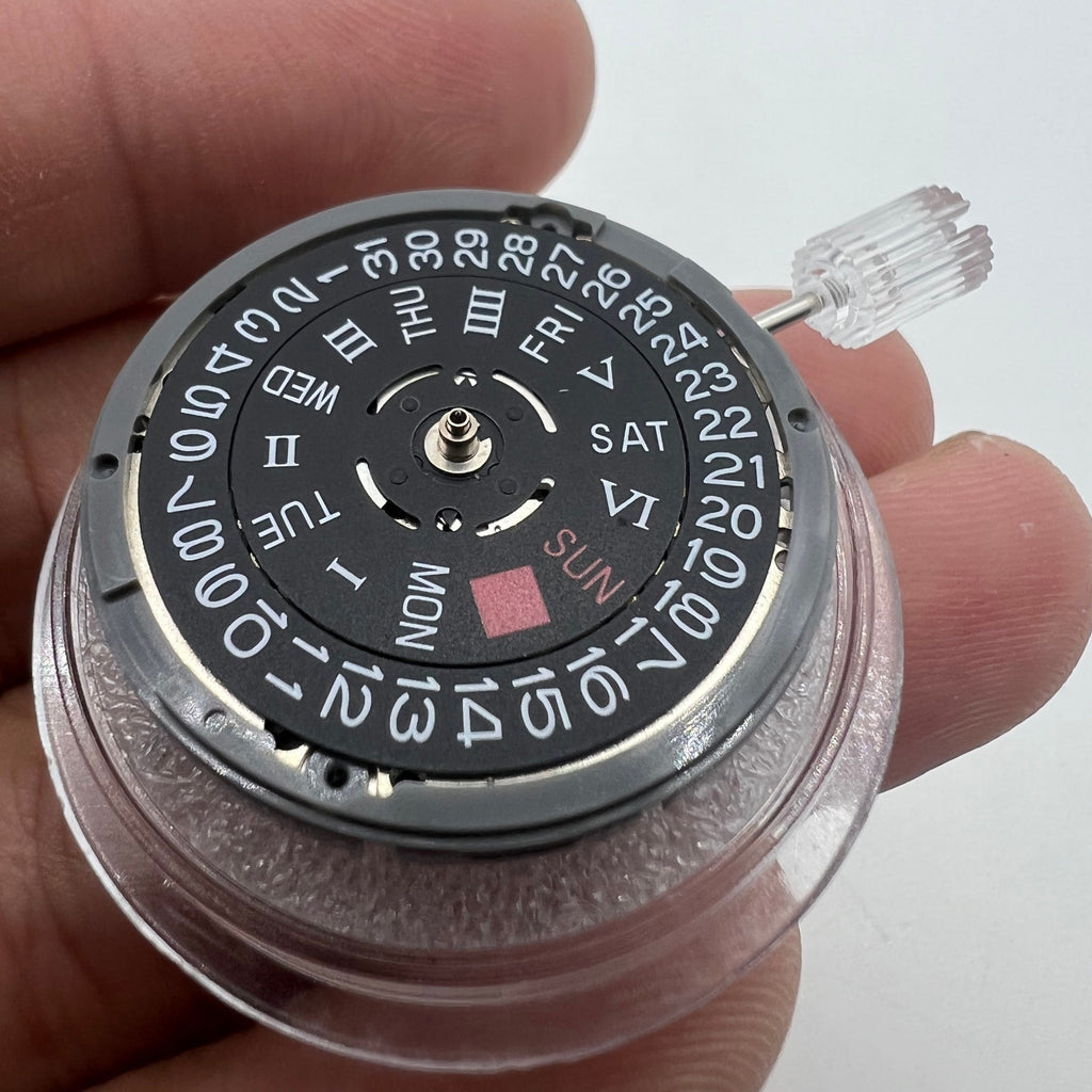 Black NH36 NH36A Roman Wheel Crown At 3.0 Automatic Mechanical Movement