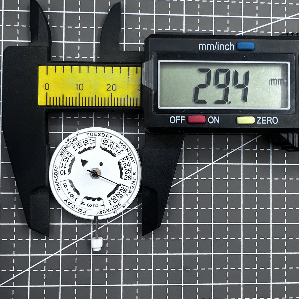 Swiss ISA 1198 Quartz Movement Day Date Movement