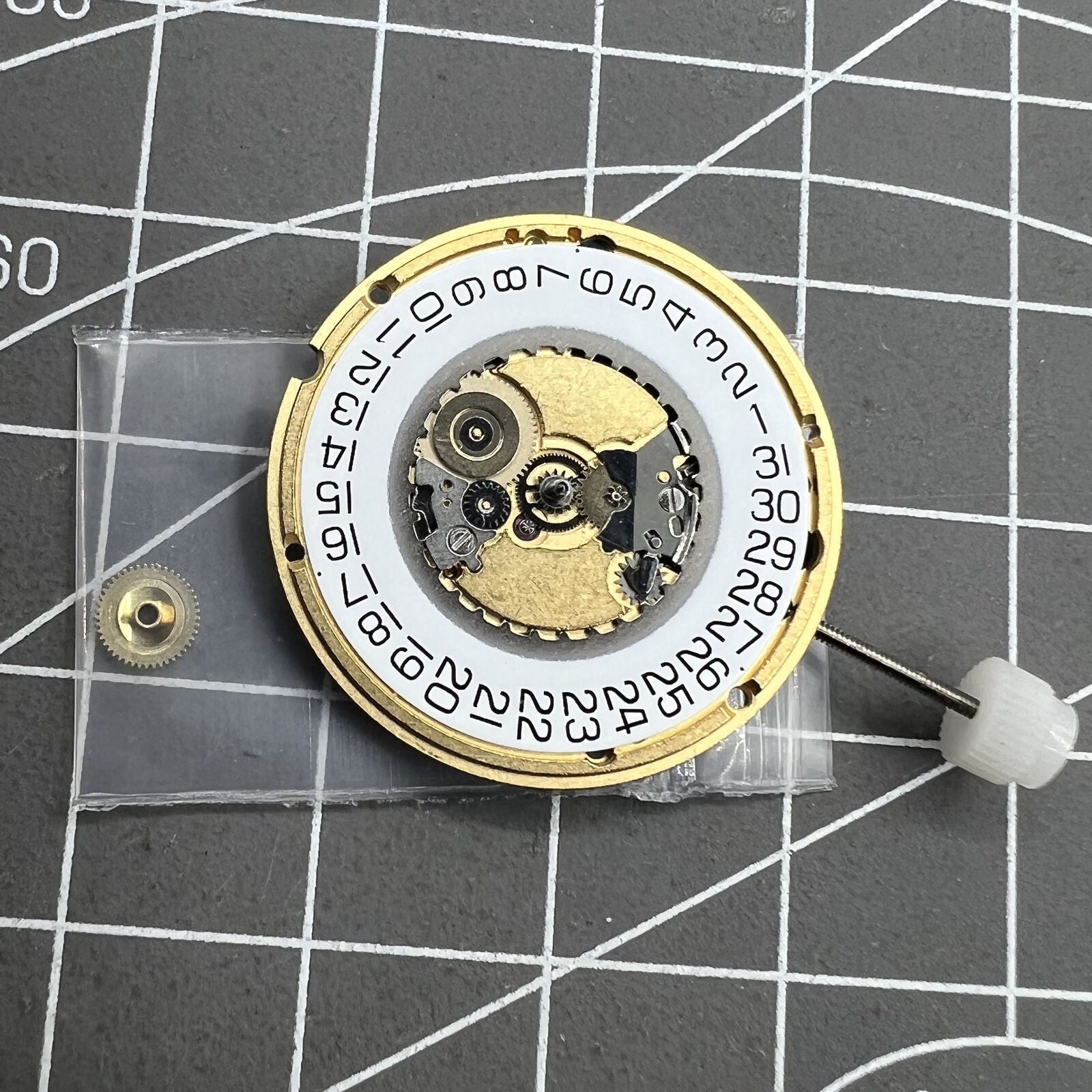 ETA 955.412 Watch Quartz 3 Hands Date At 3 Movement