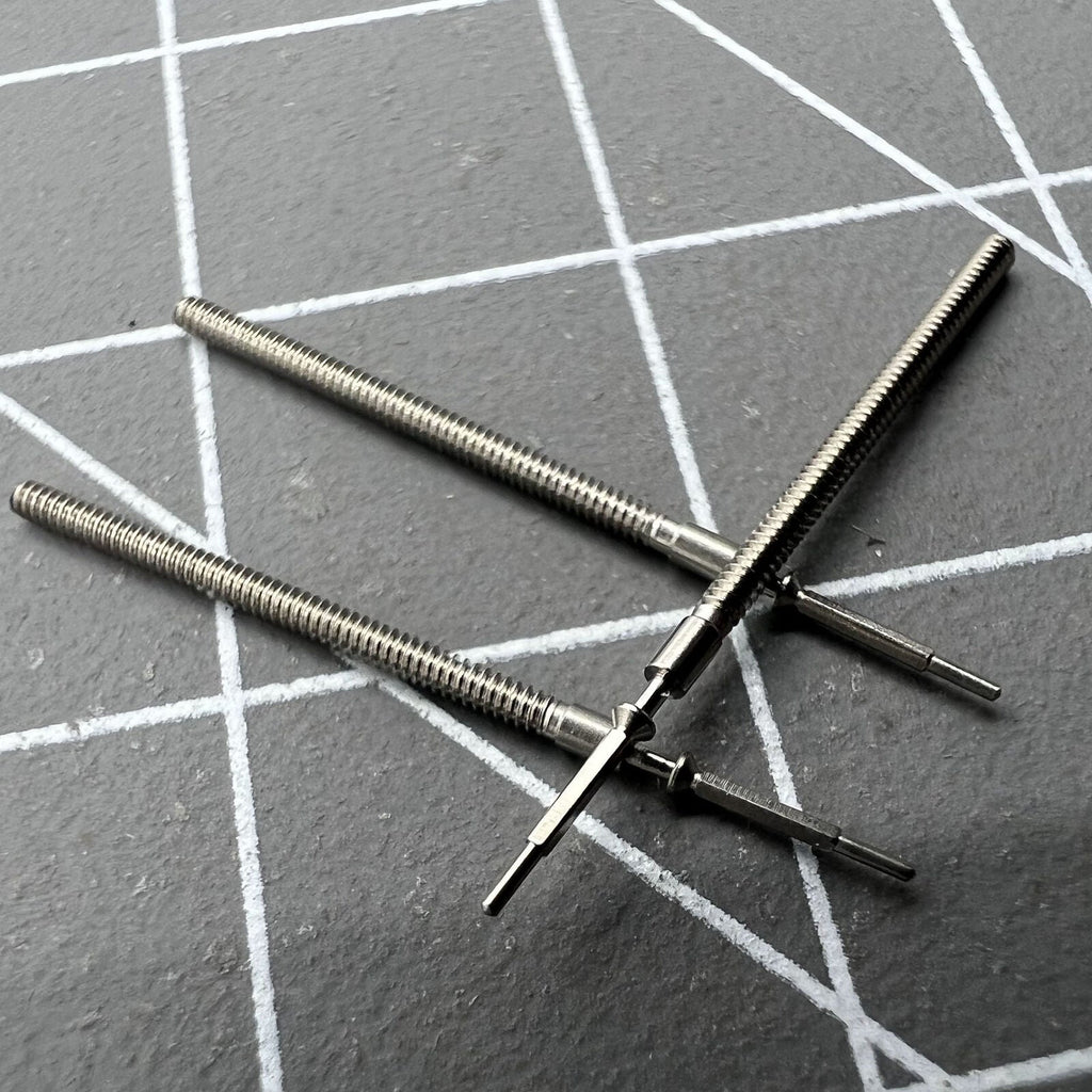 3 PIECES Watch Winding Stems Generic for Hattori Epson VX3J Movement