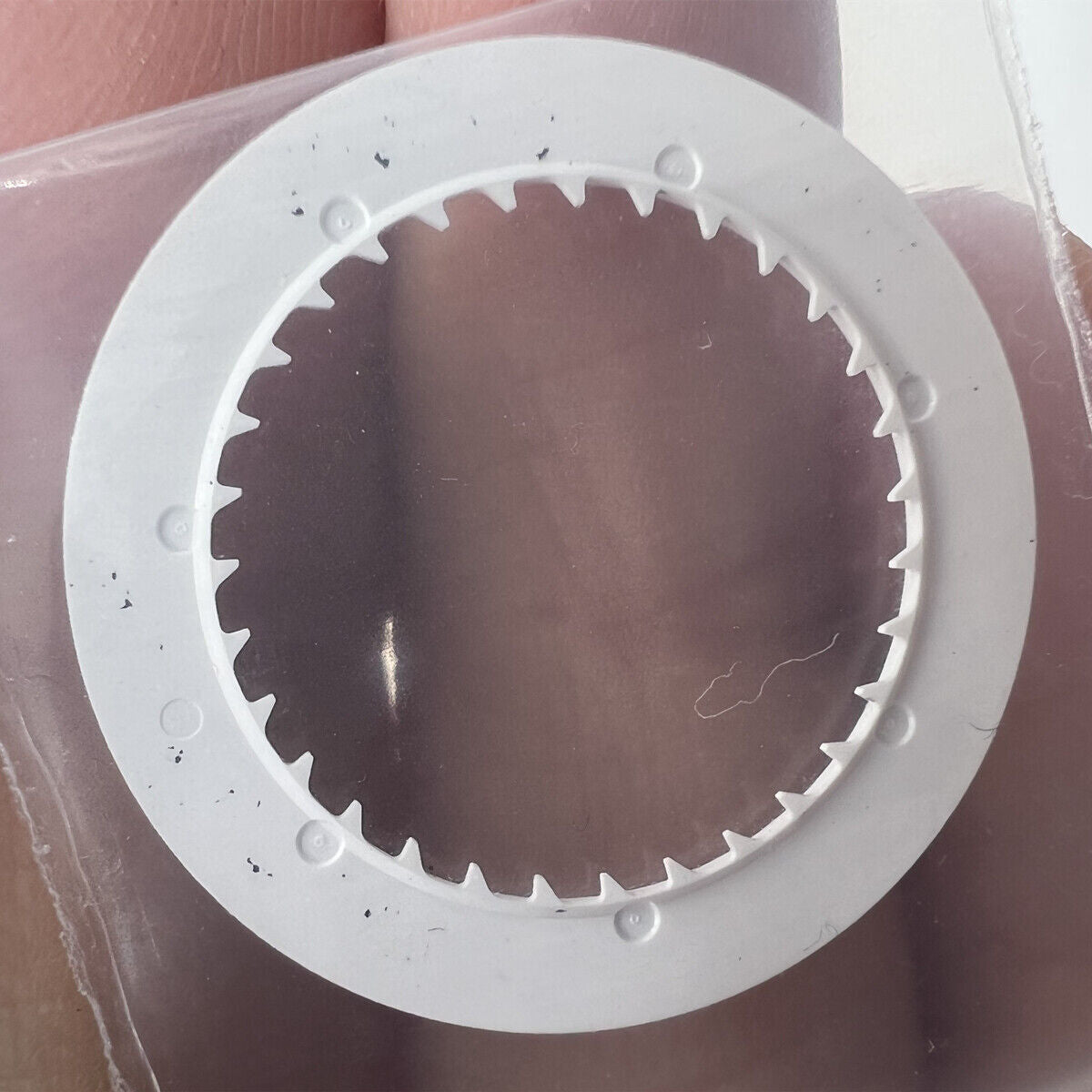 Blue Font White Date Disk Wheel for NH36 NH35 Movement D3 Crown Position 3.8