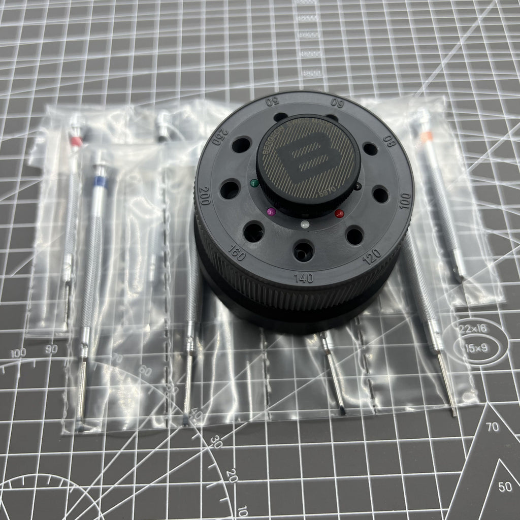 Swiss Made Bergeon 5970 Rotating with 9 Screwdrivers Swiss Made