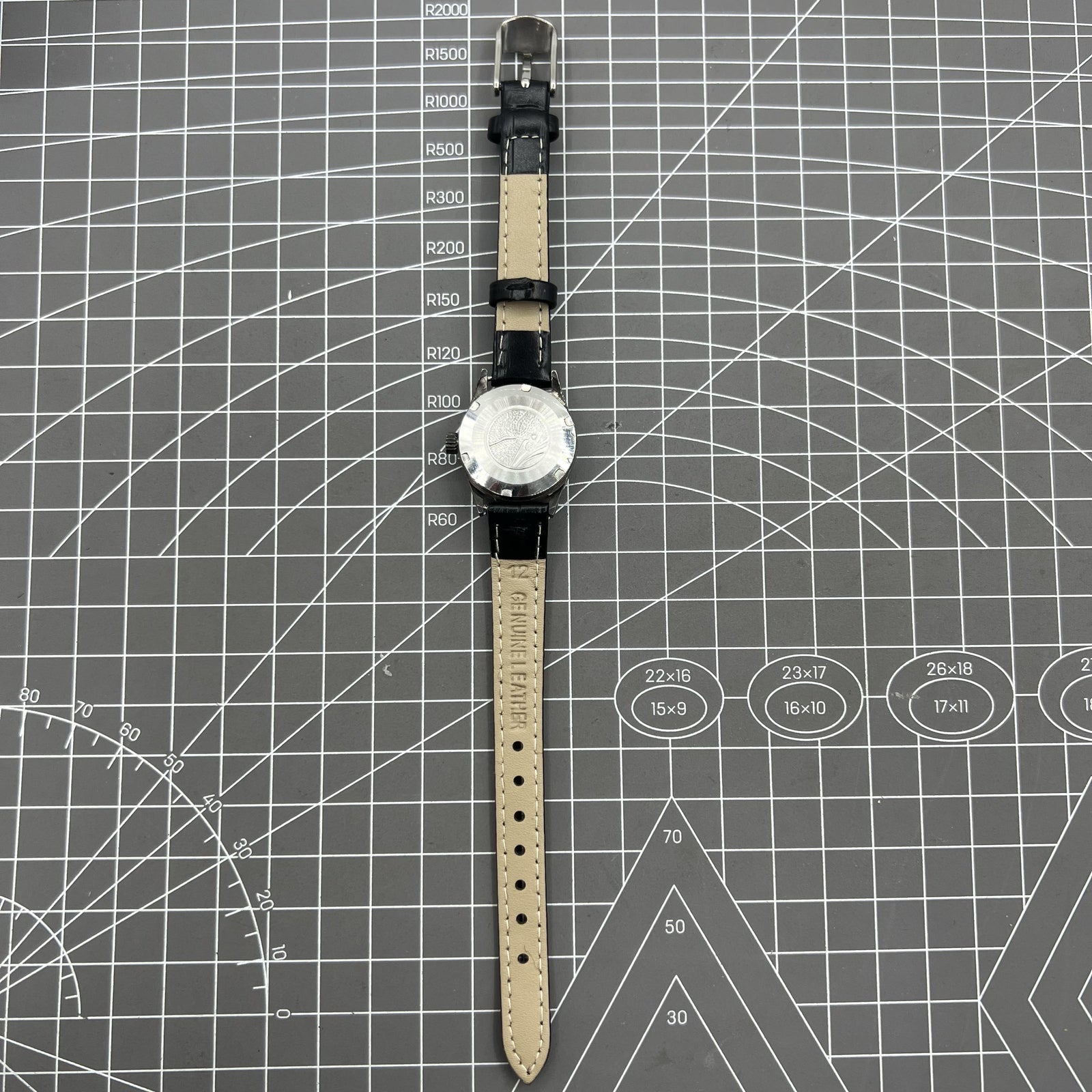 27mm Tianjin Seagull Manual Mechanical Ladies Watch Round Case Golden Nail
