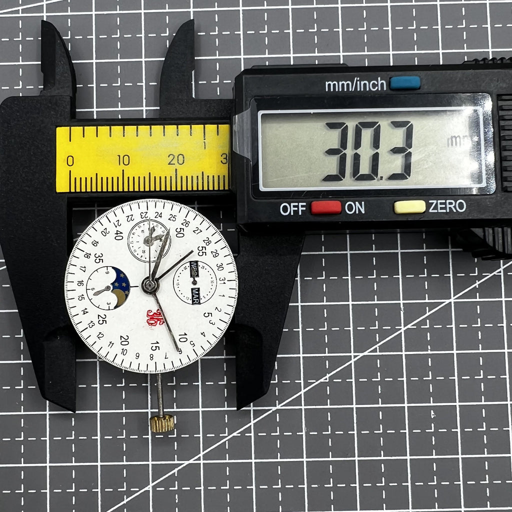Multifunctional Automatic Mechanical Movement 8 Hands Dandong 7751 Movement