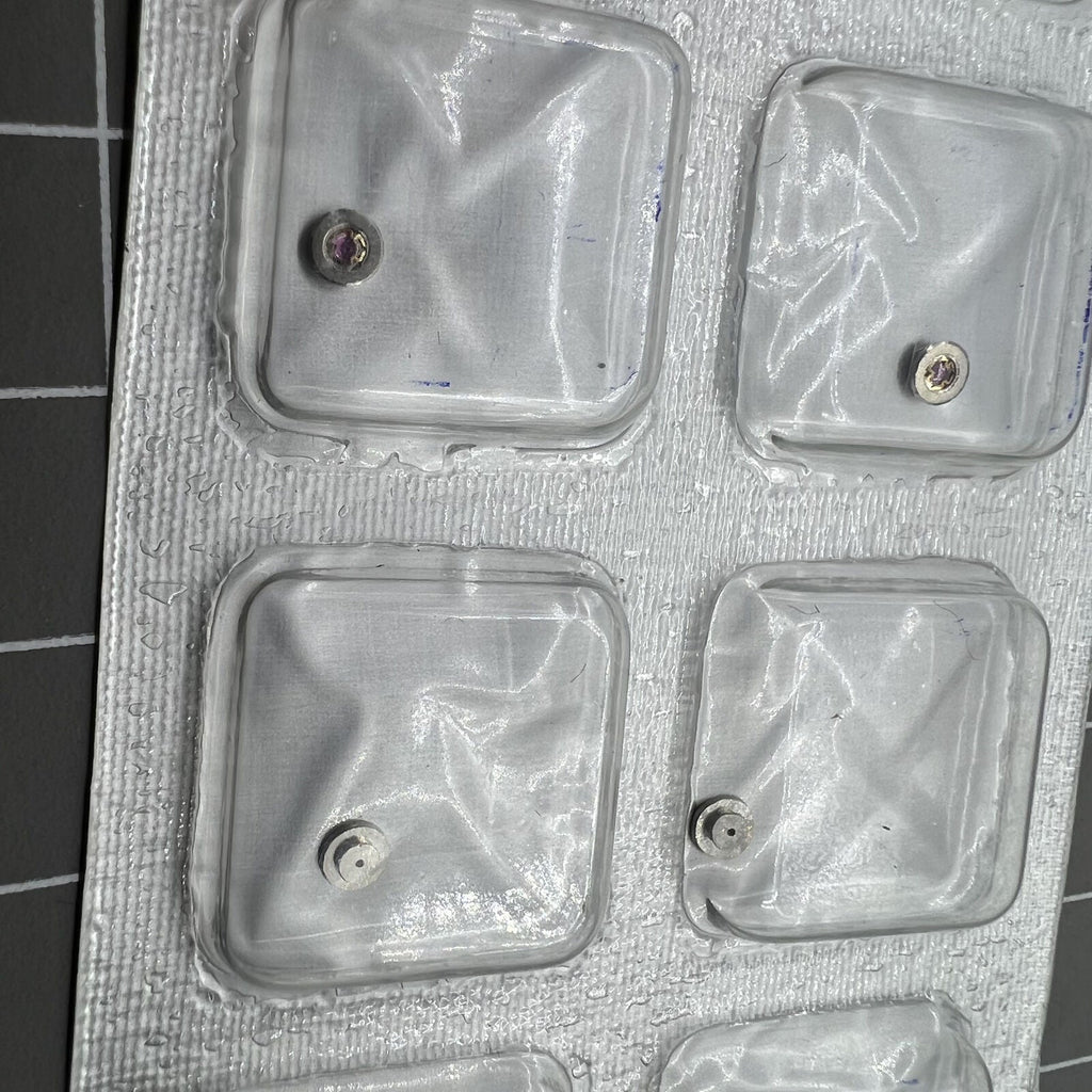 2 PIECES Replacement Plate Cap Jewel Generic for Movement ETA 2836 2834 2824