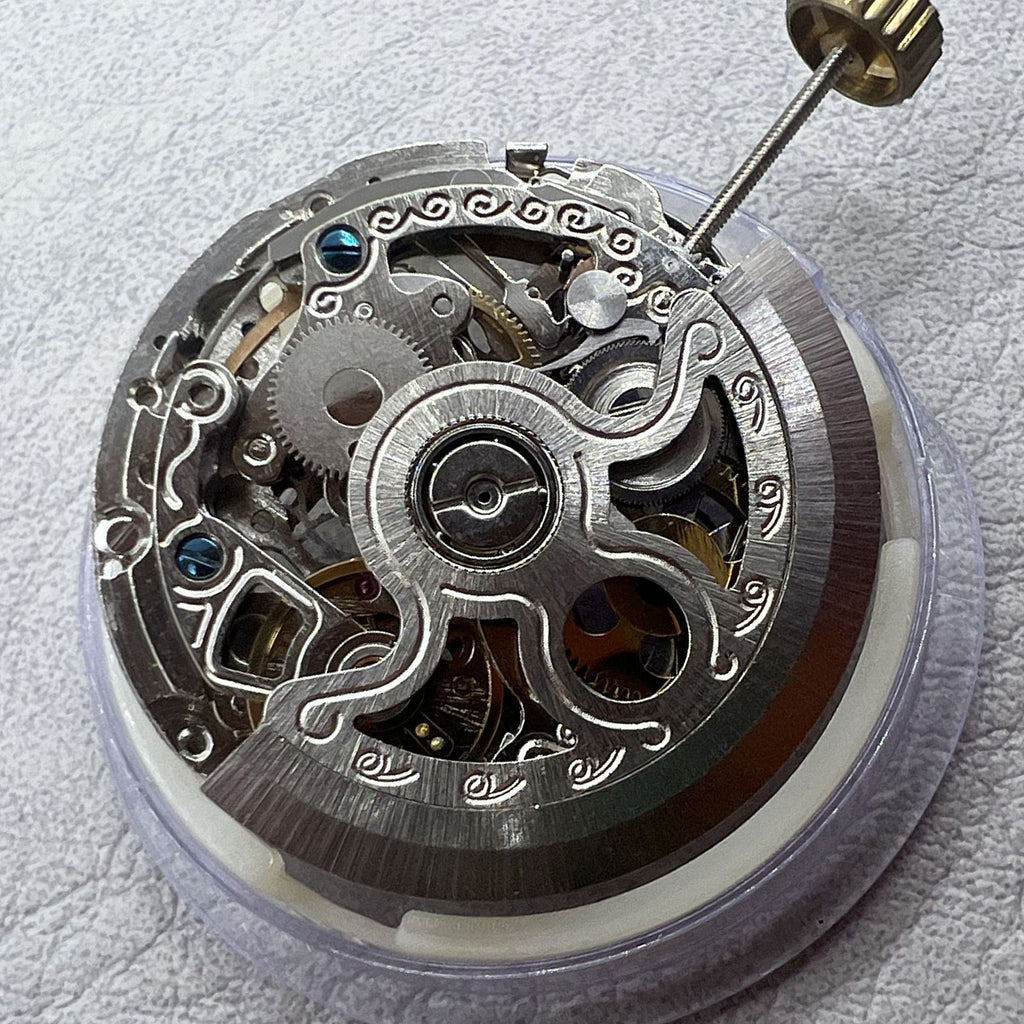 Hangzhou 2189 Silver Hollow Automatic Mechanical Movement