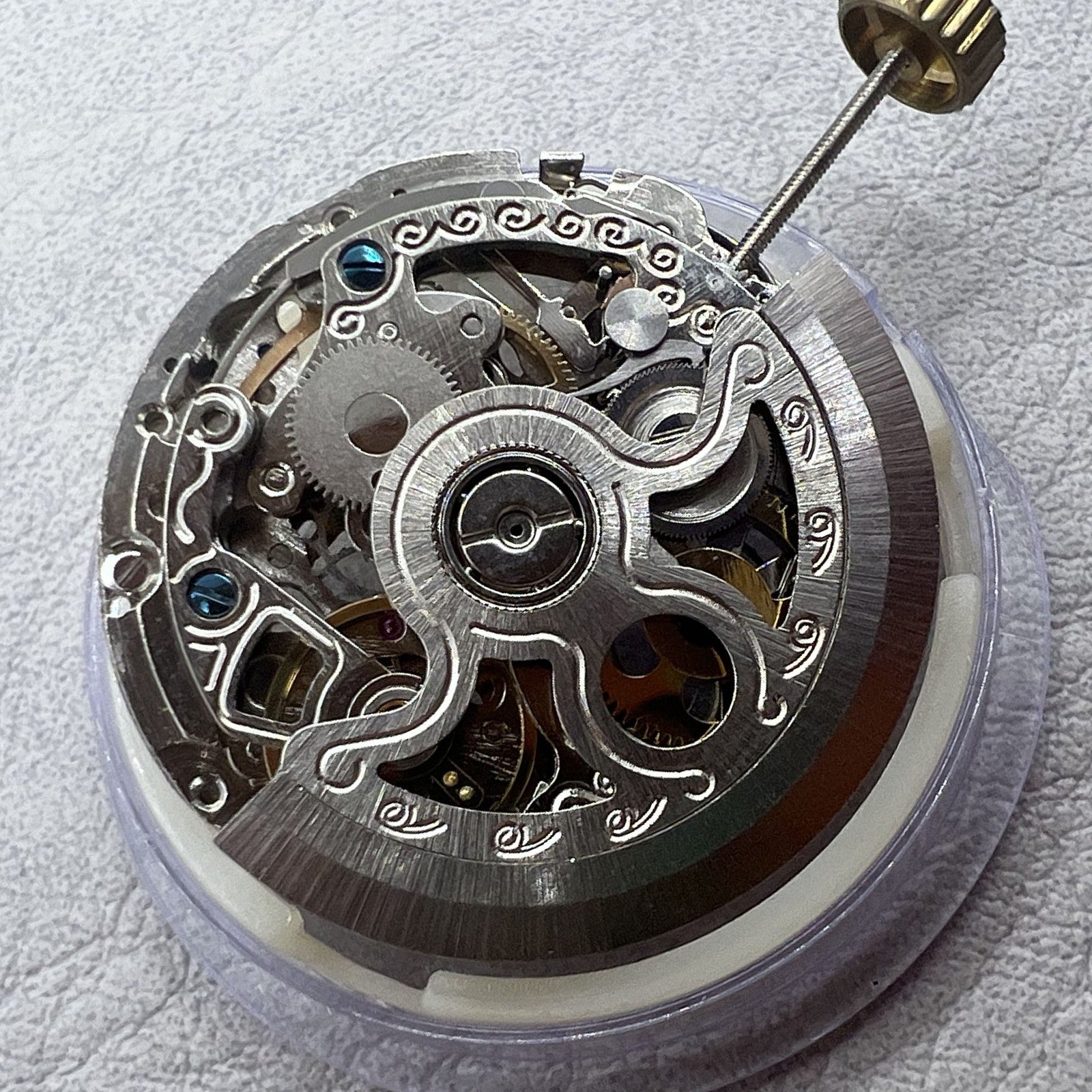 Hangzhou 2189 Silver Hollow Automatic Mechanical Movement