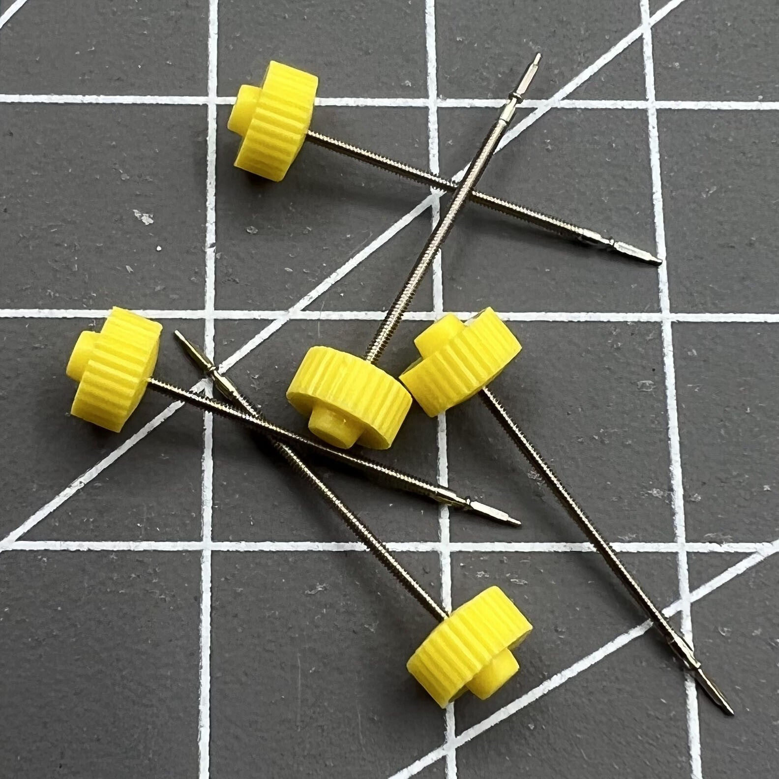 2 PIECES Generic Watch Winding Stems for ISA125 ISA127 Movement