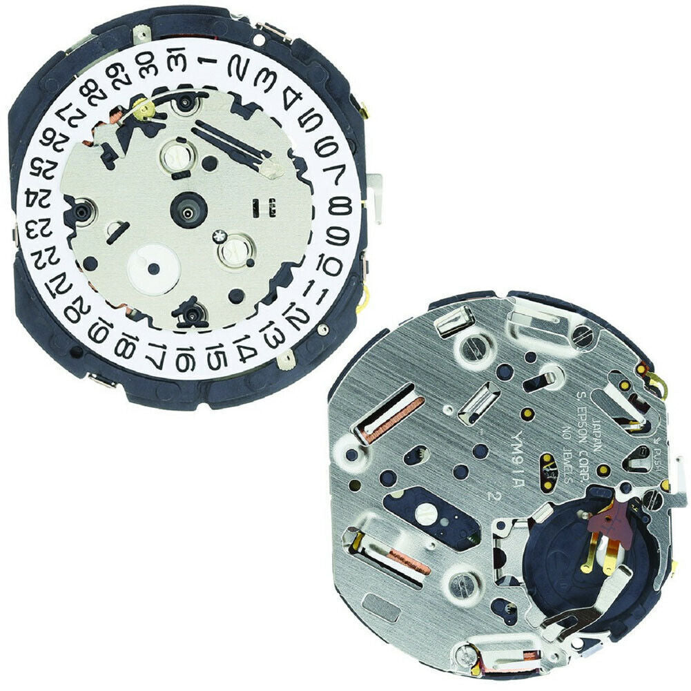 Hattori Epson TMI YM91 YM91A Watch Quartz Movement Japan Made