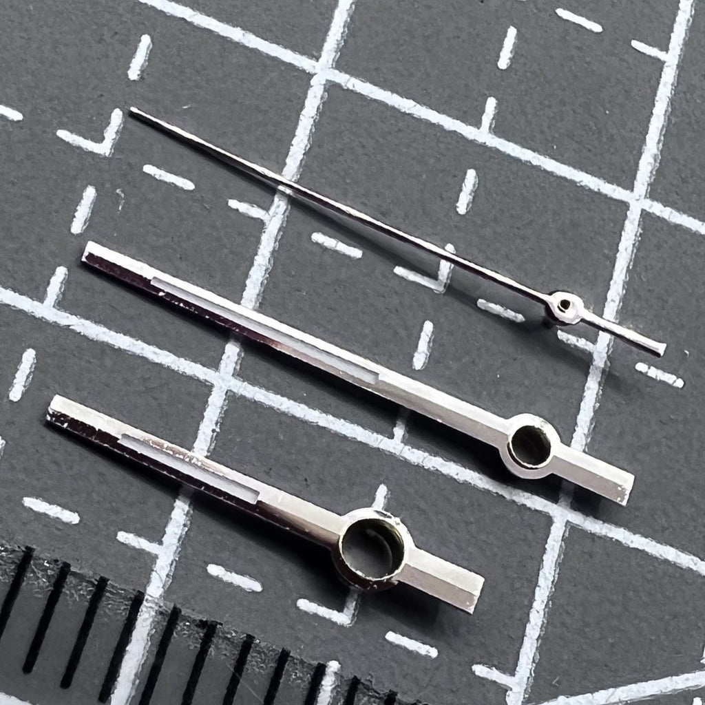 2 Sets/Pack Rose Golden Trim Green Lume Hands for Miyota 8285 Fit 31mm Watch