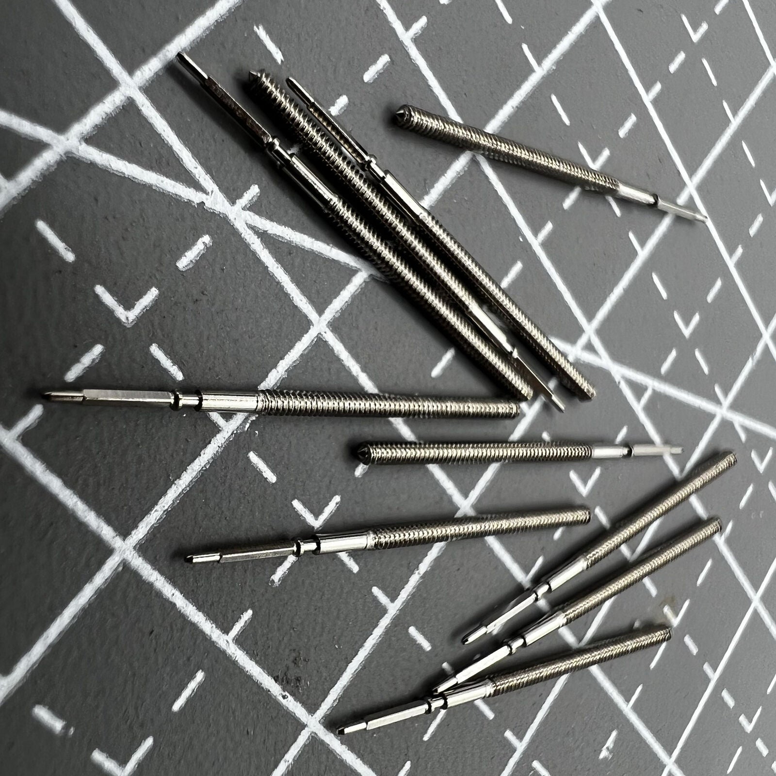 3 PIECES Watch Winding Stems for Movement ETA E61.111