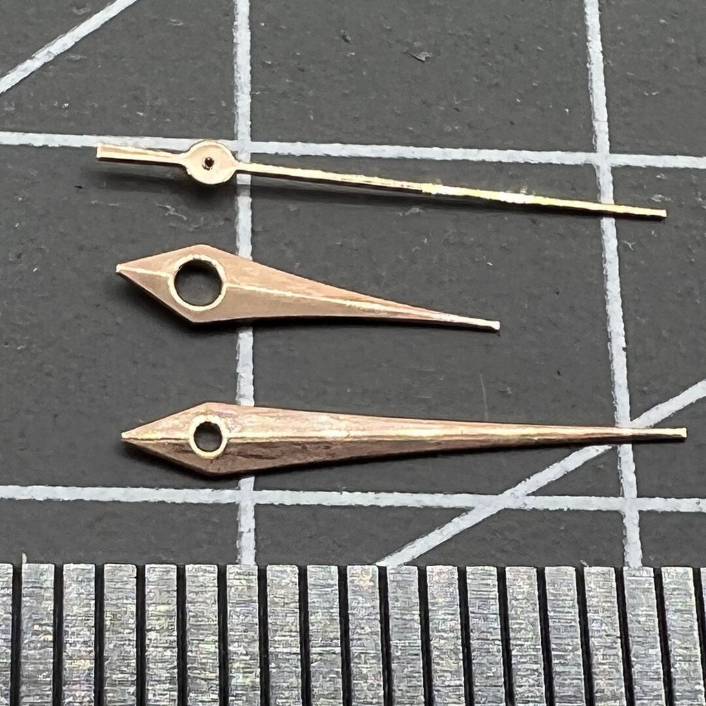 2 Sets 12.5mm Rose Golden Trim Hands for Miyota 2315 2035 2036 2115 2305 2005