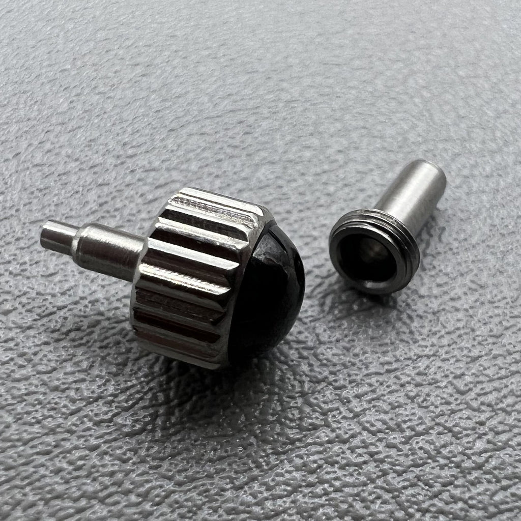 5.5MM Black Watch Cermaic Crown Replacement Part Generic for J12 Watch