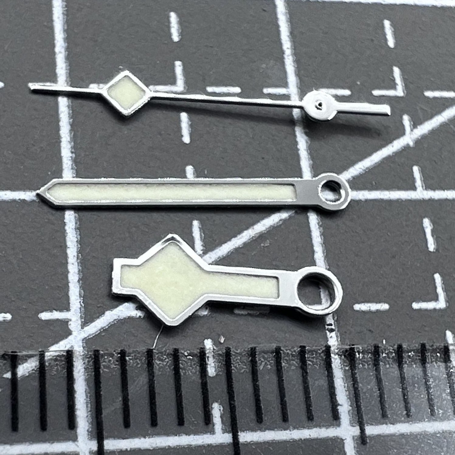 Snowflake Shape C3 Orange Lume Hands Set for NH34 NH35 NH36 NH38 NH39 NH70