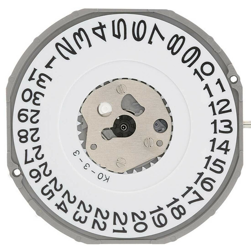 Miyota 2415 Japan Quartz Movement Date at 6