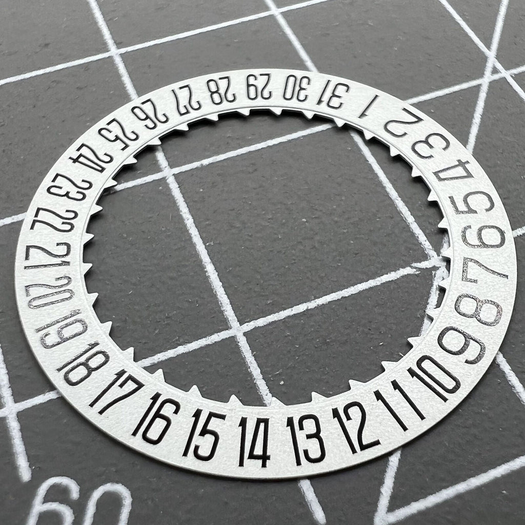 2 PIECES Japan Original Date Disk Wheel for Miyota 9015 Movement Date@6