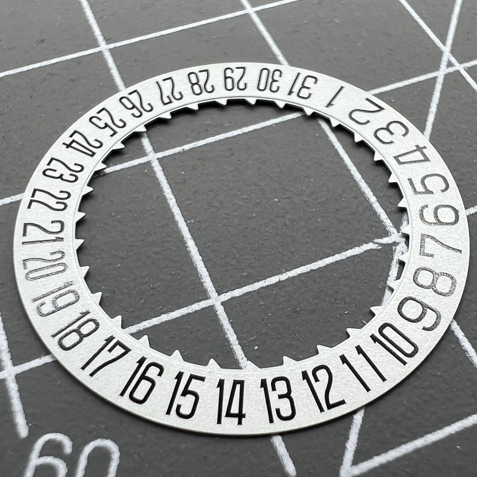 2 PIECES Japan Original Date Disk Wheel for Miyota 9015 Movement Date@6