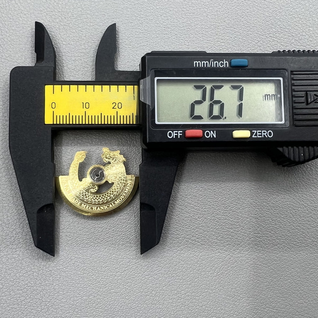 Golden Dragon Carved Rotor Oscillating Weight for NH35 NH36 Movement