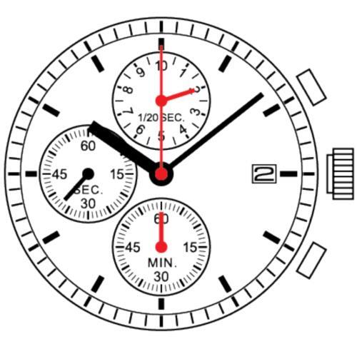 Hattori Epson TMI VS76 VS76A Watch Quartz Movement Solar Power Japan Made