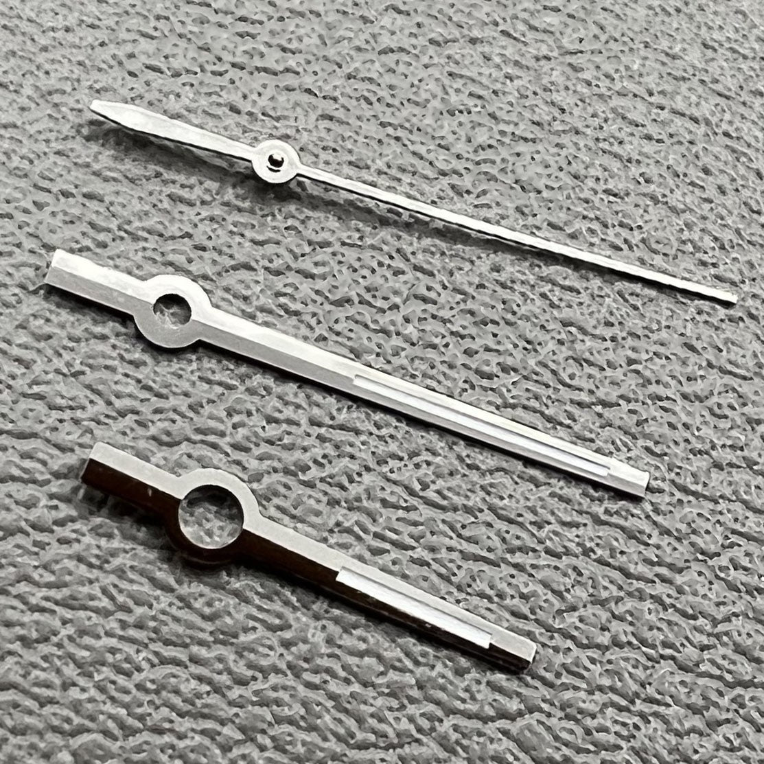 2 Sets Modified Silver Hollow Watch Hands for ETA2836 2824 2892A2 #83950 Dayjust