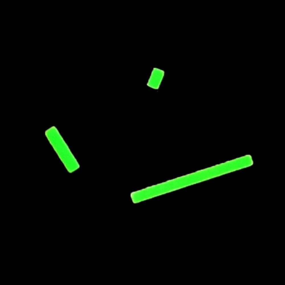 17mm 62MAS C3 Super Green Lume Watch Hands Set for Seiko SKX007/SPR777 NH35 NH36