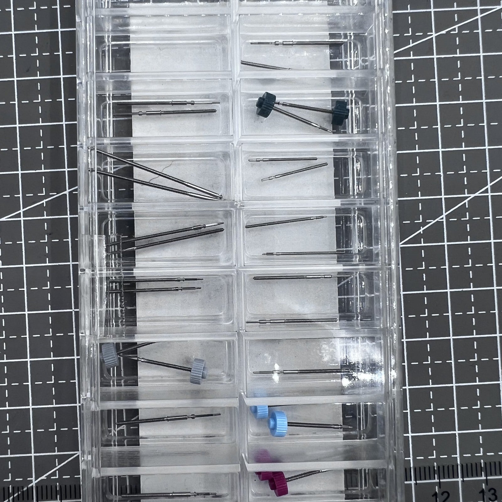 38 PIECES,Total 19 Sizes Original Ronda Watch Stems Assortment #AM-6063RDP