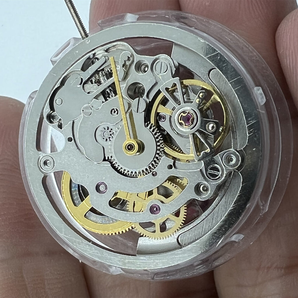 China Made Shanghai Silver Hollow Multifunctional Automatic Mechanical Movement