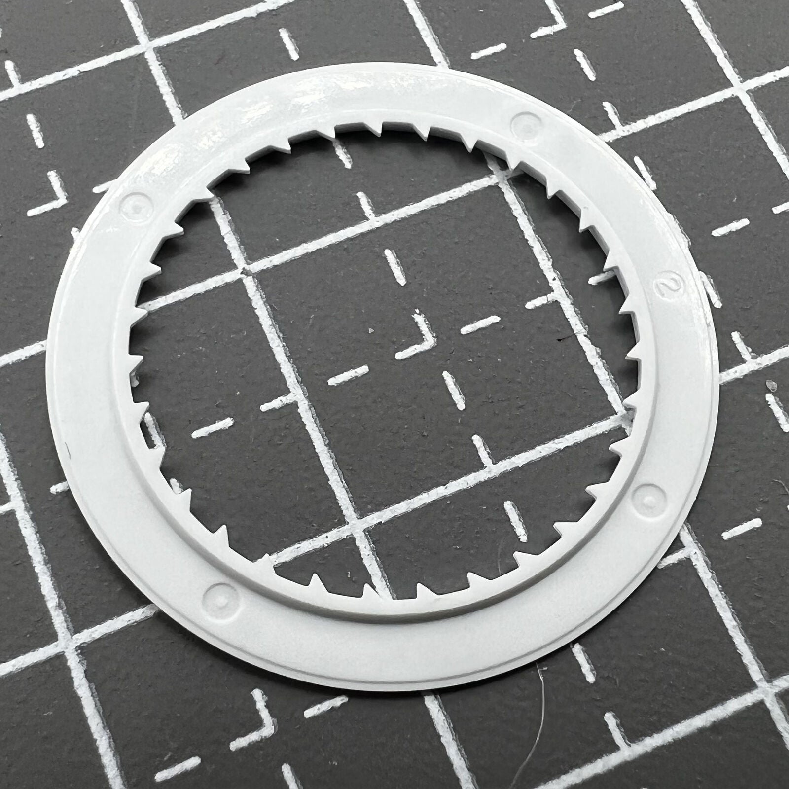 3 PIECES White Date Disk Wheel Date Wheel Date@3 for Miyota 8215 8200