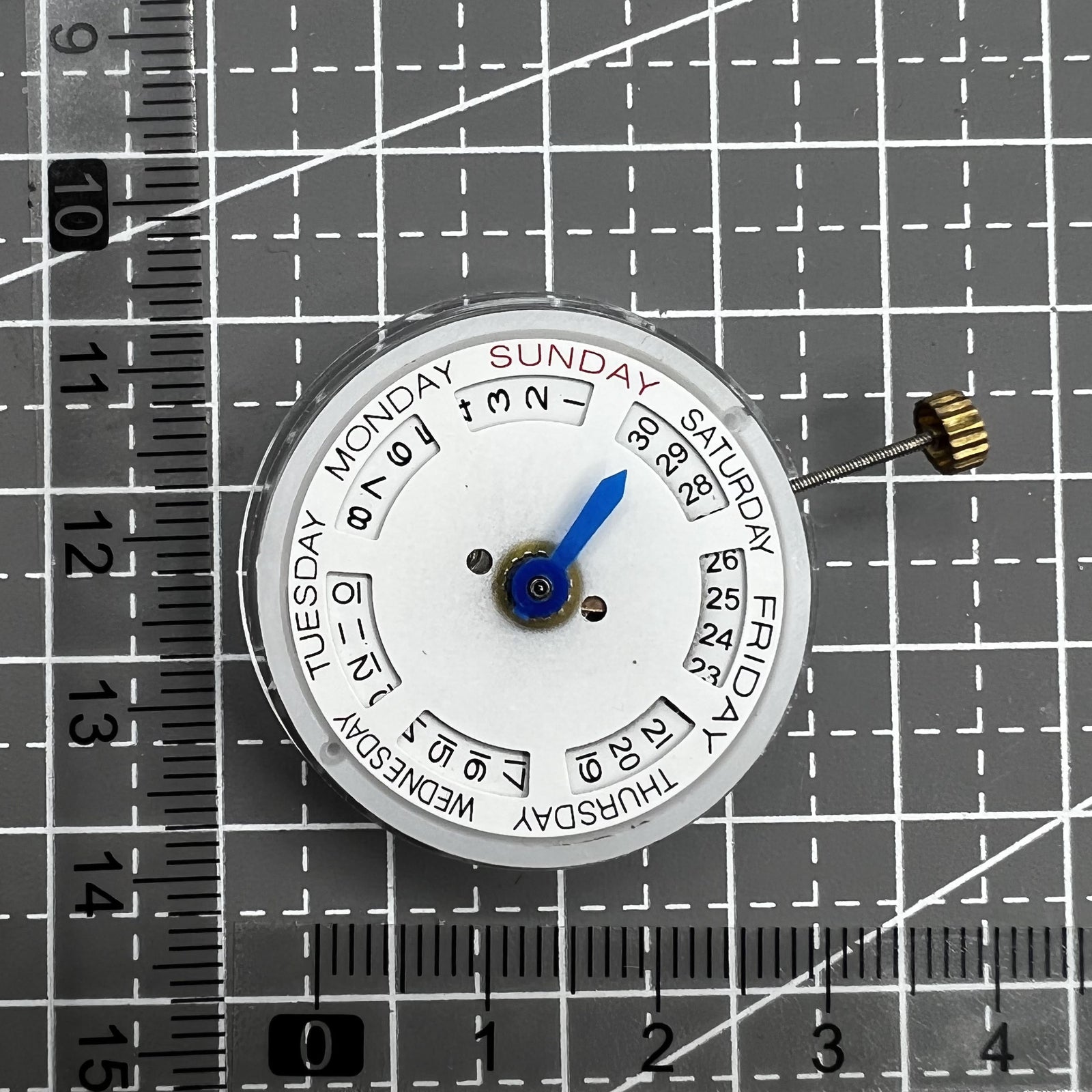 MINGZHU 2813 8205 Silver Date Day Automatic Mechanical Movement