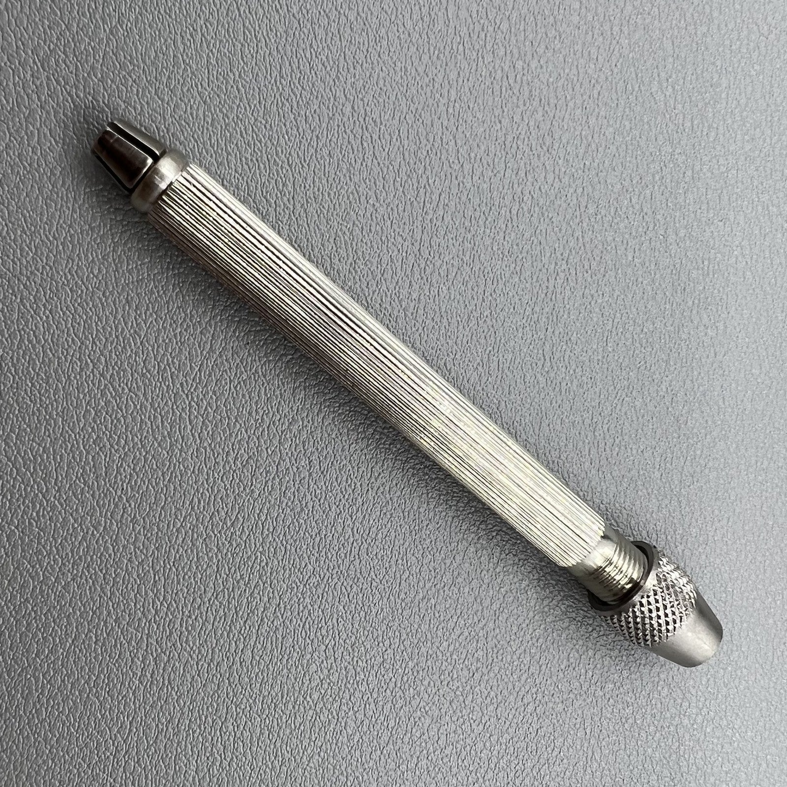 Swiss Bergeon 1842-18A Pin Vise with 2 Chucks 0 to 1.00mm and 0.80 to 2.00mm