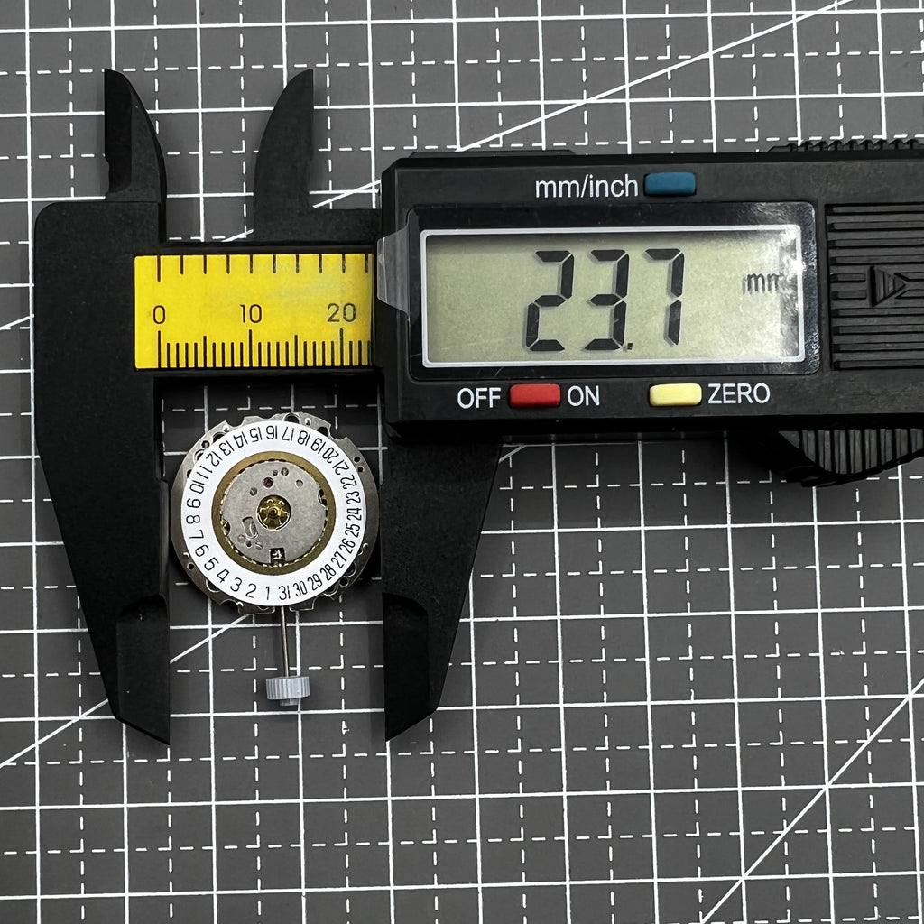 Ronda 705 Quartz Movement Date At 6 3 Hands Single Calendar