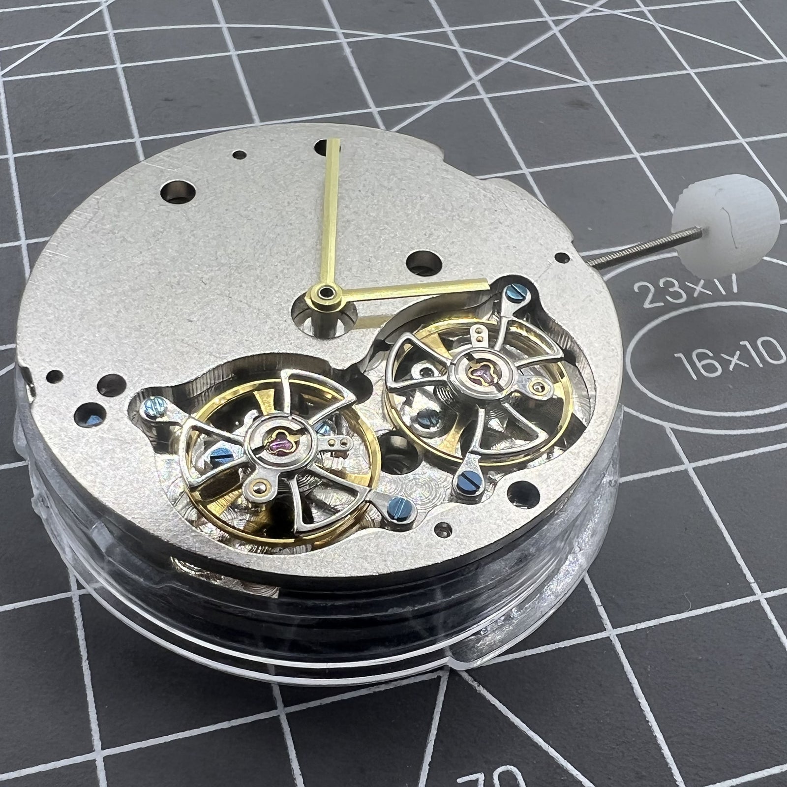 SHANGHAI Automatic Mechanical Movement Double Bare Balance Wheel At 6