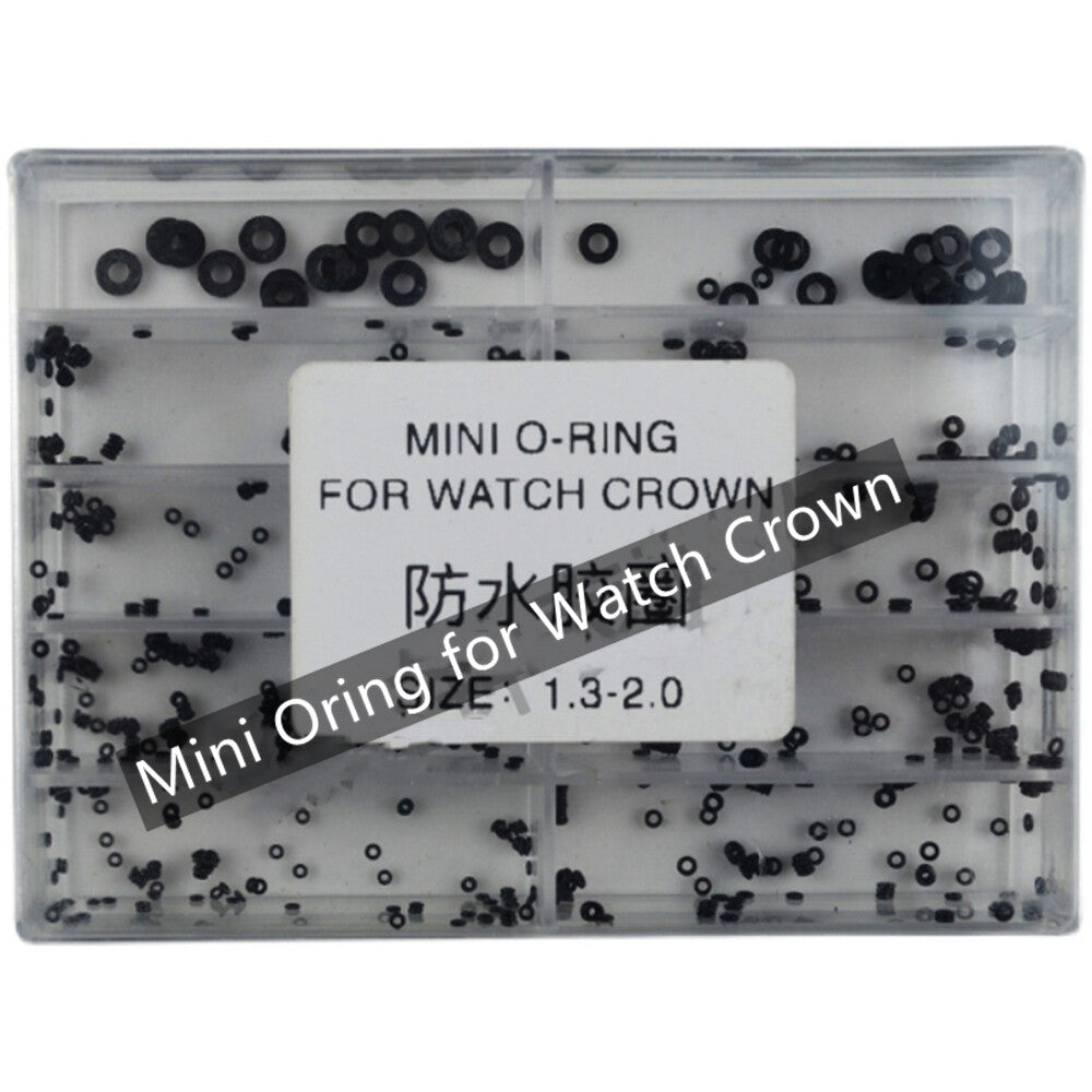 1.3-2.0size Rubber Watch Crown Waterproof Watch Seals O Ring Watch Gasket #1302