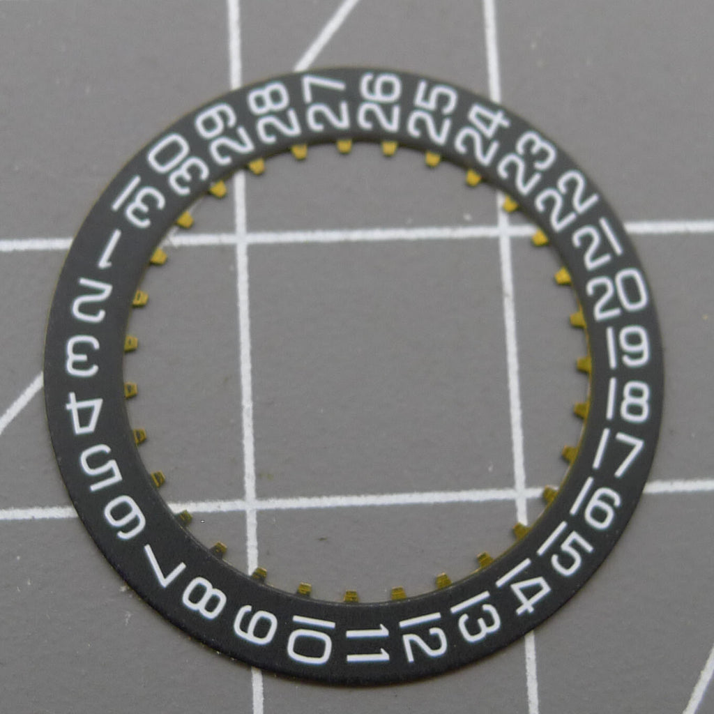 2 PIECES Generic Date@3 Black Date Disk Wheel for ETA2824-2 2892 Movement