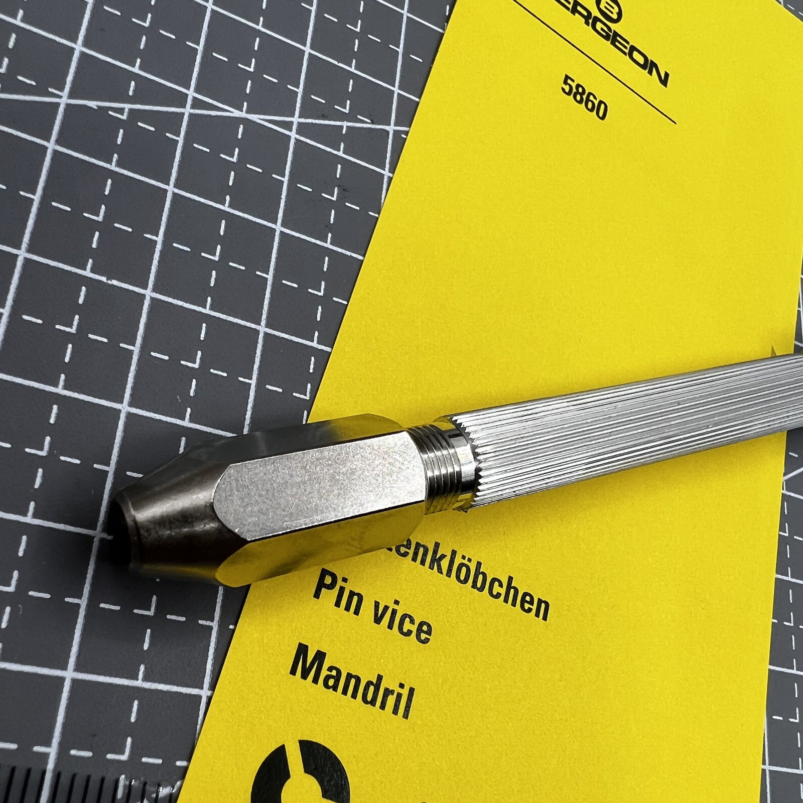 Swiss Bergeon 5860 Pin Vise Opening : 0 - 3 / 1.9 - 2.5 mm