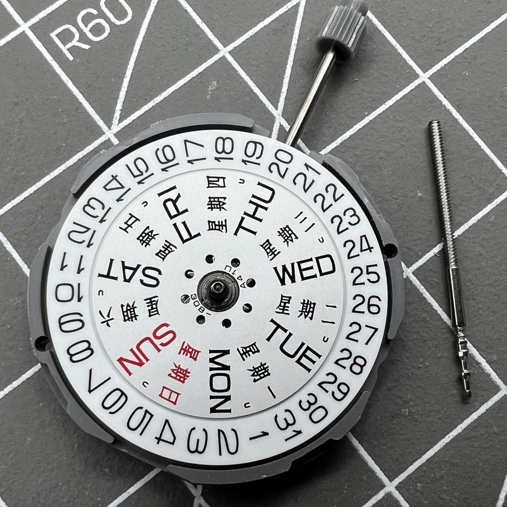 Japan Miyota GM02 Quartz Movement Date Day Replacement of GM00