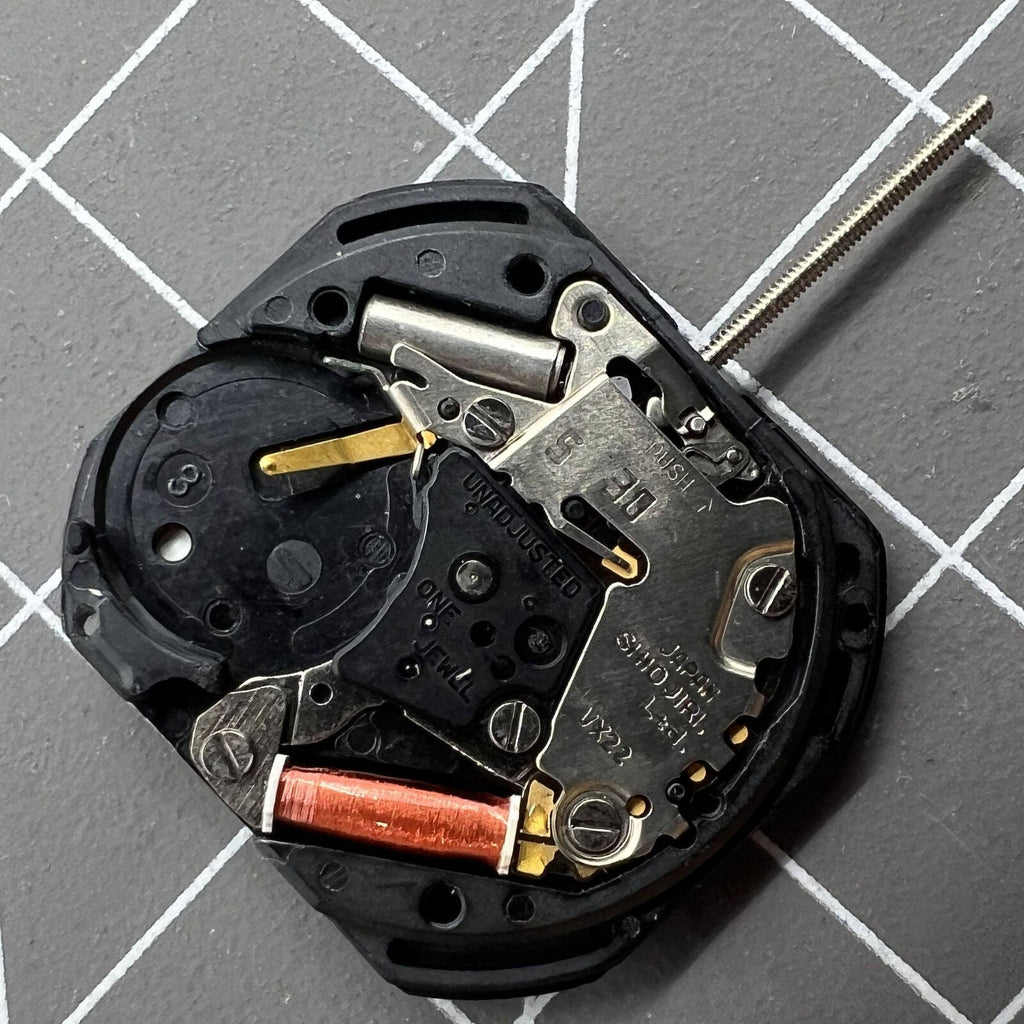 Japan VX22 Quartz Watch Movement Date@6 White Disk Replacement