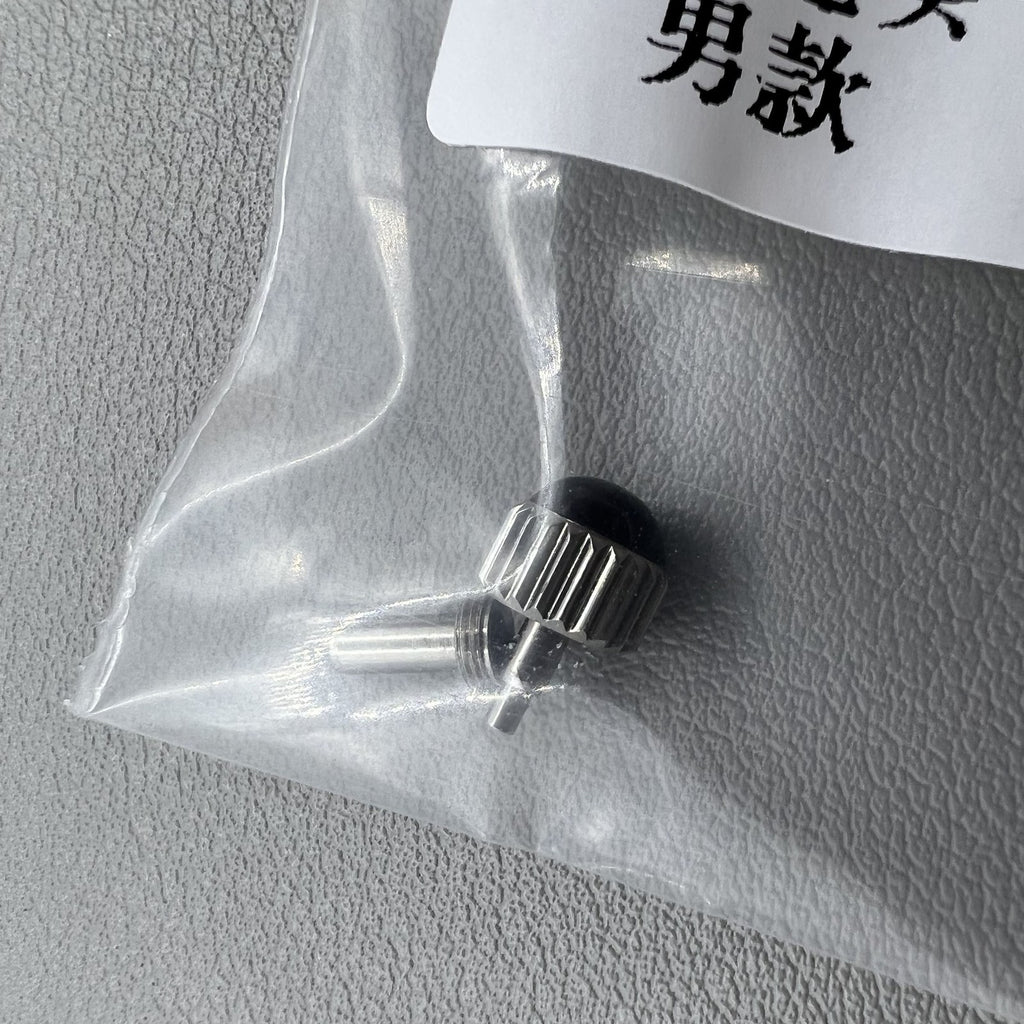 2 Sets 6.5MM Black Cermaic Crown Replacement Part Generic for J12 Men Watch