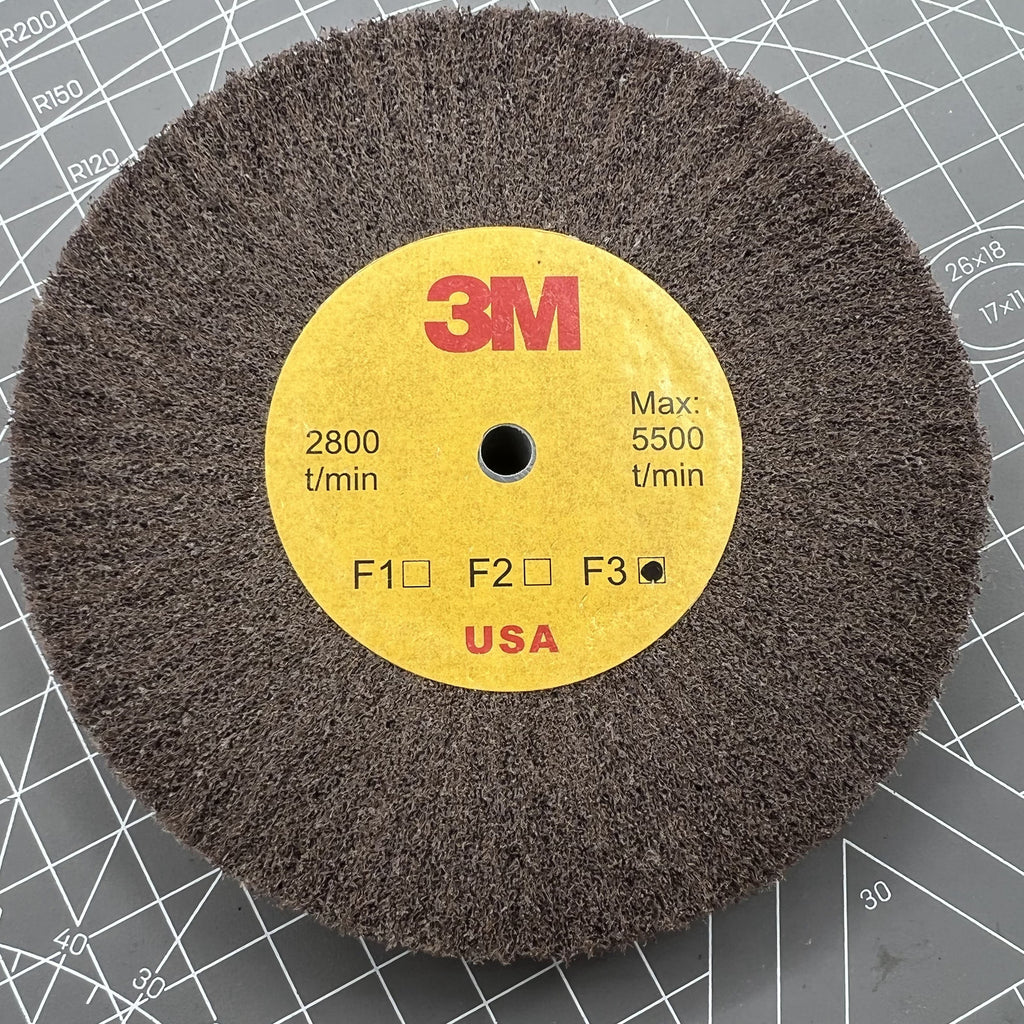 3M Grain Abrasive Wheels Aluminum Oxide Polishing Brush Replace Bergeon 6085-F3