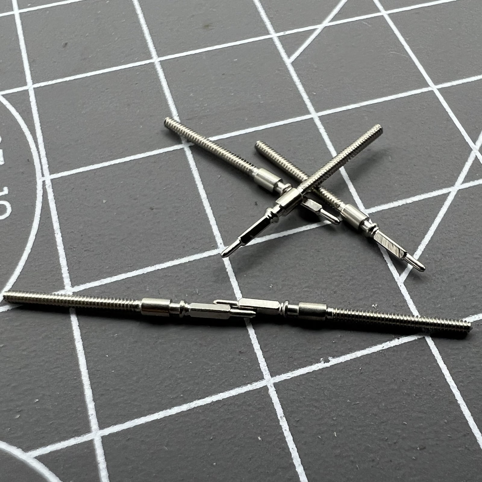 3 PIECES Watch Winding Stems Spare Parts Fit for ETA 2783 2784 2789 Movement