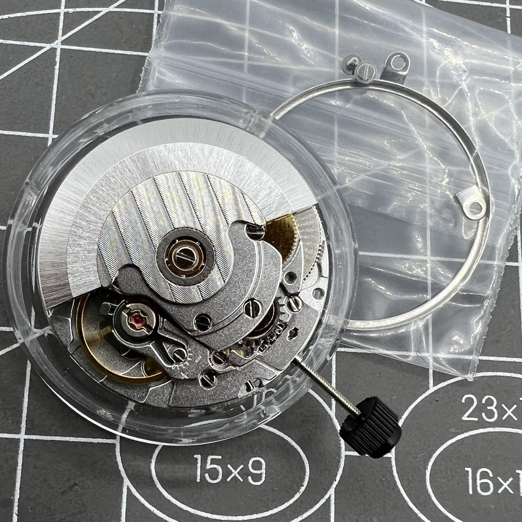 Seagull 2824 Mechanical Movement Single Calendar At 3 Black Dial