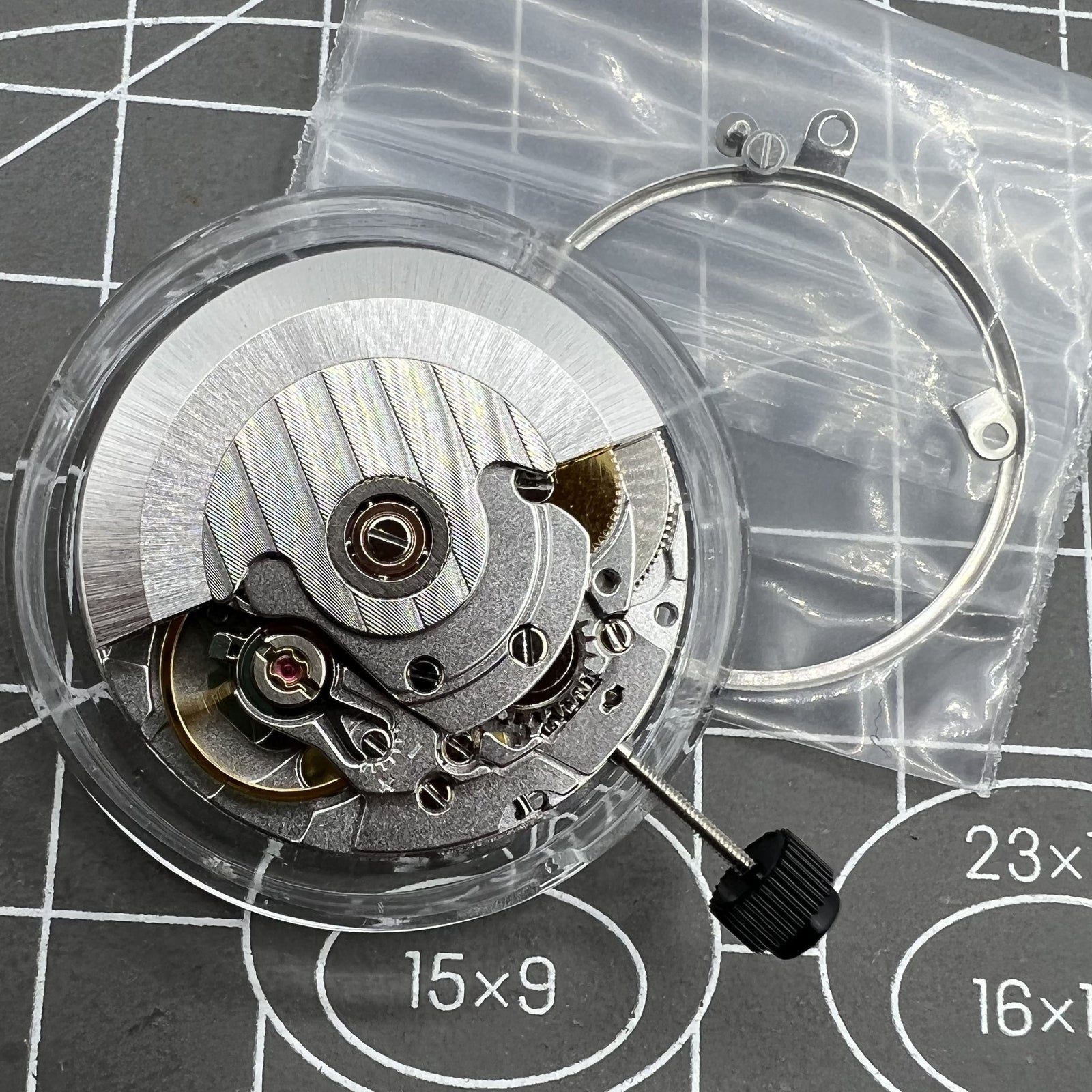 Seagull 2824 Mechanical Movement Single Calendar At 3 Black Dial