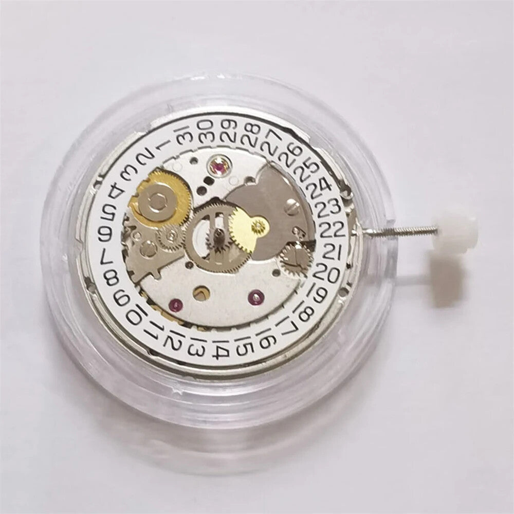 China Made 2824 Automatic Mechanical Movement 3 Hands Black Balance Wheel